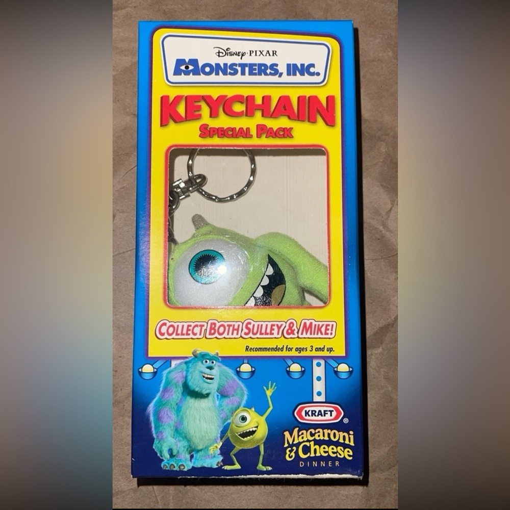 monsters, inc disney pixar keychain